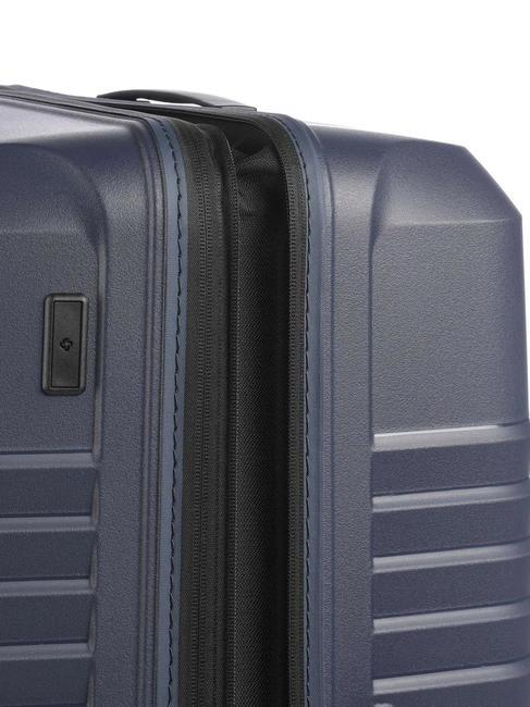 INTUO Extra großer erweiterbarer Trolley blaue Nacht - Harte Trolleys