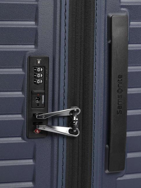 INTUO Extra großer erweiterbarer Trolley blaue Nacht - Harte Trolleys