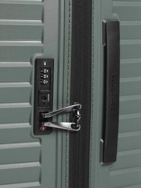 INTUO Großer erweiterbarer Trolley olivgrün - Harte Trolleys