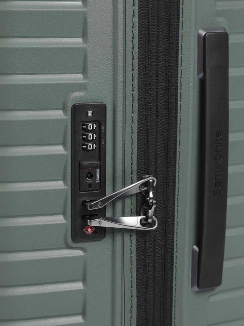 INTUO Mittelgro&szlig;er erweiterbarer Trolley olivgr&uuml;n - Harte Trolleys