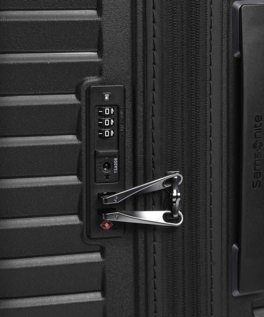 INTUO Großer erweiterbarer Trolley SCHWARZ - Harte Trolleys