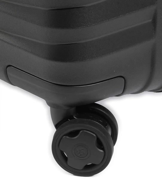 INTUO Großer erweiterbarer Trolley SCHWARZ - Harte Trolleys