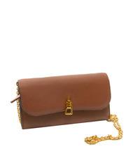 COCCINELLE MAGIE Clutch aus Leder mit Kettenschulterriemen - Damentaschen