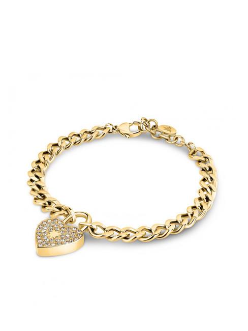 ABBRACCIO Armband mit Herzanhänger Gold - Armbänder