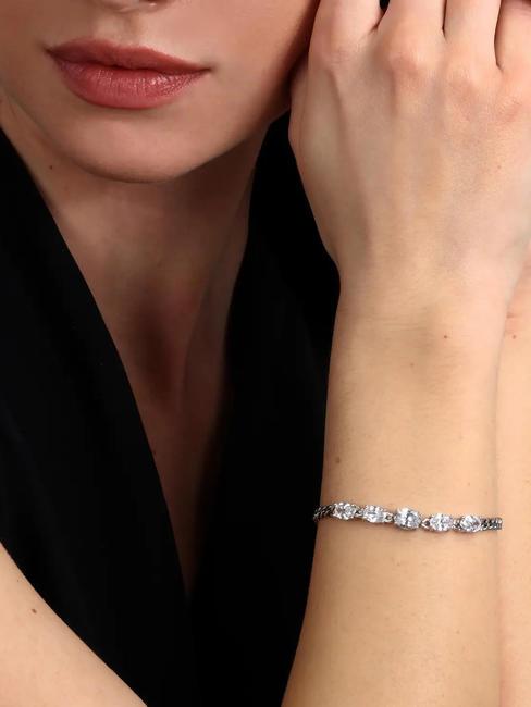 COLORI Kettenarmband mit Zirkonen weiß - Armbänder