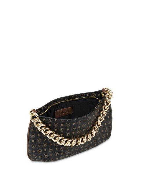 HERITAGE Umhängetasche mit Kettengriff Schwarz Braun - Damentaschen