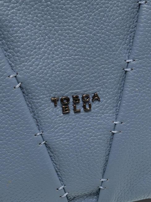 MIMOSA  Umhängetasche aus Leder blauer Himmel - Damentaschen