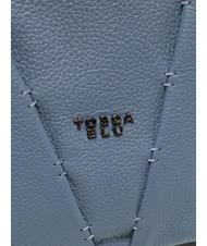 TOSCA BLU MIMOSA  Umhängetasche aus Leder blauer Himmel - Damentaschen - 4