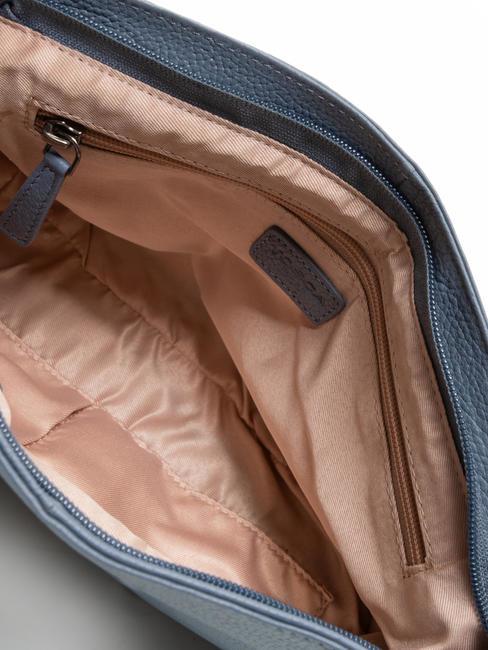 MIMOSA  Umhängetasche aus Leder blauer Himmel - Damentaschen