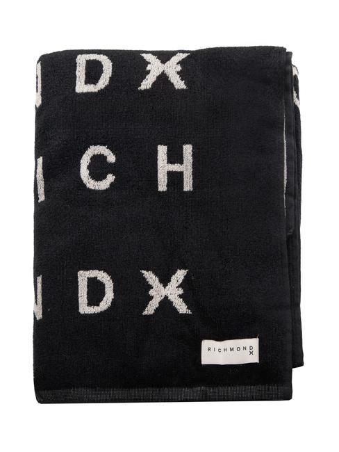 DARDERI  Strandtuch aus Baumwolle schwarz/gr - Reisezubehör