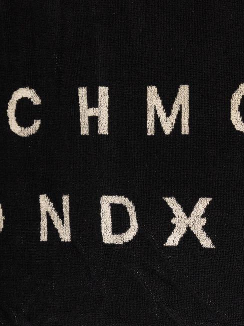 DARDERI  Strandtuch aus Baumwolle schwarz/gr - Reisezubehör