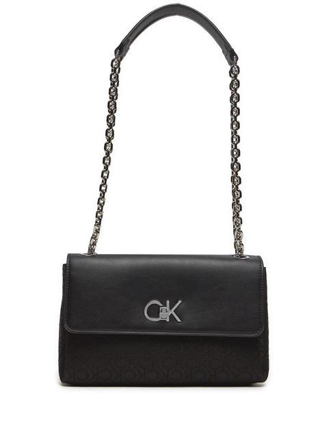 RE-LOCK  Schulter-/Umhängetasche Allover-Logo - Damentaschen