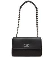 CALVIN KLEIN RE-LOCK  Schulter-/Umhängetasche Allover-Logo - Damentaschen - 3