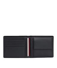 Tommy Hilfiger Casual Herren-Geldbörse Aus Leder Raum Blau 