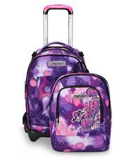 SEVEN DETACH BUBBLE STREET Abnehmbarer Doppel-Rucksackwagen ROSA VIOLETT - Rucks&auml;cke mit Trolleyfunktion - 2