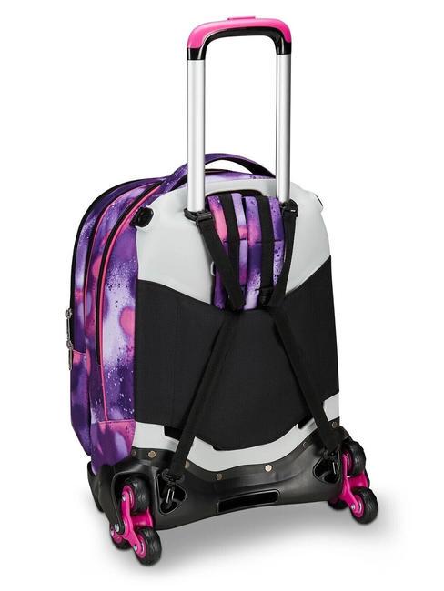 DETACH BUBBLE STREET Abnehmbarer Doppel-Rucksackwagen ROSA VIOLETT - Rucks&auml;cke mit Trolleyfunktion