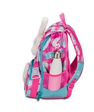 SJGANG PINKFUR GIRL Doppelter Rucksack Strahlendes Blau - Rucksäcke für Schule &amp; Freizeit - 3