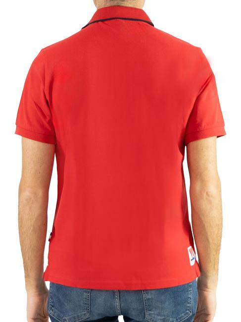 SAINT-TROPEZ Kurzarm-Poloshirt aus Baumwolle Rot - Herren-Polo-Shirts/Herren-Polo-Shirt/Herrenpoloshirt/Herrenpoloshirts