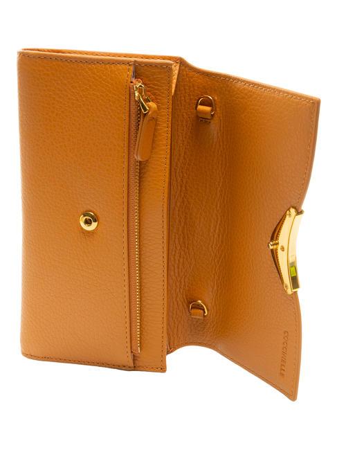 DINA  Clutch / Geldbörse mit Schultergurt Paprika - Damentaschen