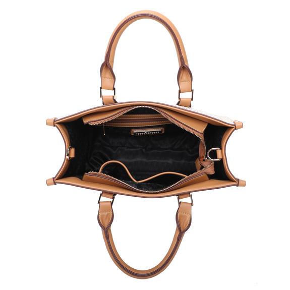 MONOGRAM Logo Handtasche, mit Schultergurt Weiß - Damentaschen