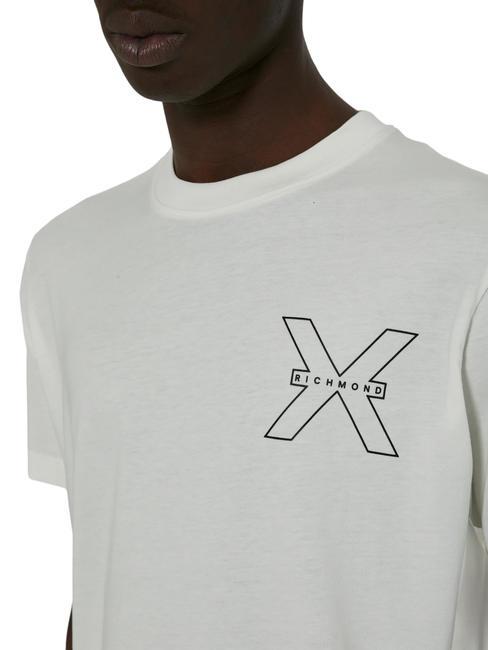 RACHED Baumwoll t-shirt nicht-gerade weiss - Herren-T-Shirts