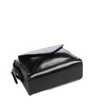 THE BRIDGE FRIDA Mini-Umhängetasche aus Leder Schwarzes Gold - Damentaschen - 3