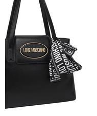 LOVE MOSCHINO FOULARD Einkaufstasche Schwarz - Damentaschen - 3