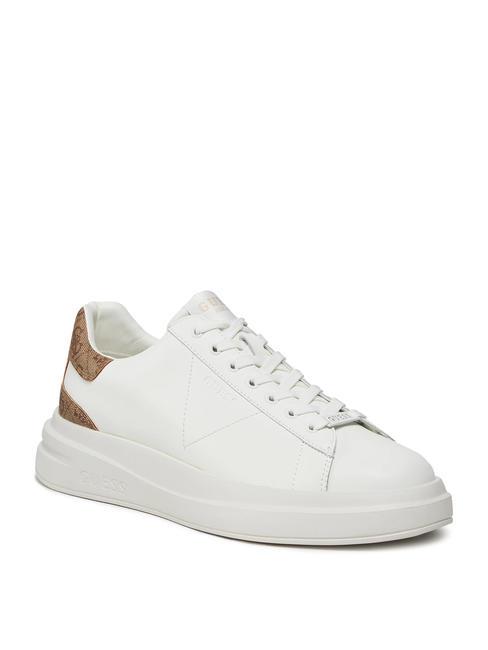 ELBA  Turnschuhe wei&szlig;brauner Ocker - Herrenschuhe