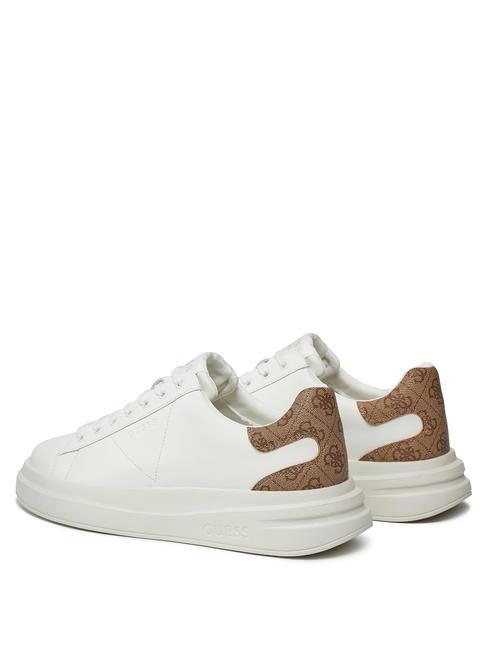 ELBA  Turnschuhe wei&szlig;brauner Ocker - Herrenschuhe