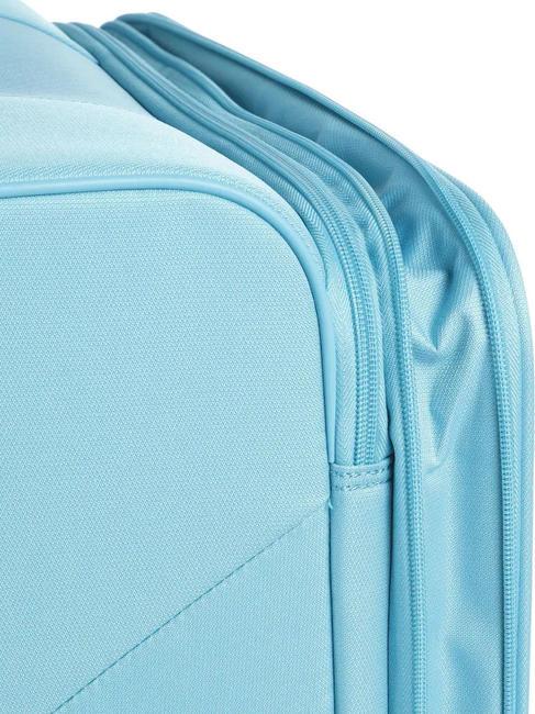 LITEBEAM Mittelgroßer erweiterbarer Trolley Meerblau - Halbharte Trolleys