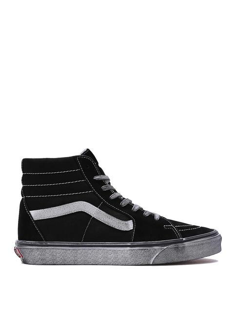 UA SK8-HI Ledersneaker betont schwarz/weiß - Schuhe Unisex