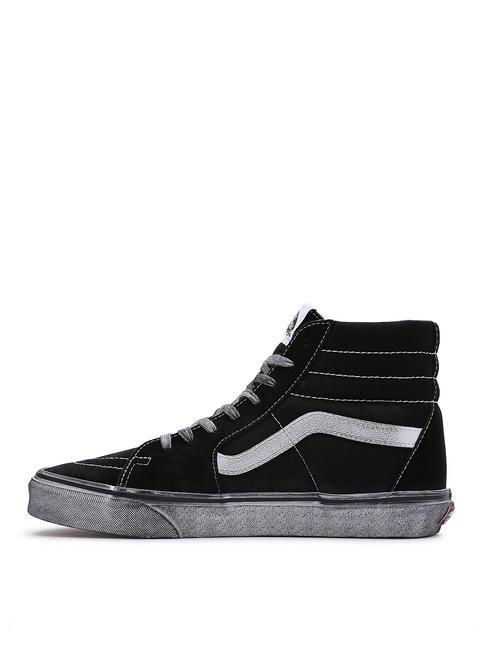 UA SK8-HI Ledersneaker betont schwarz/weiß - Schuhe Unisex
