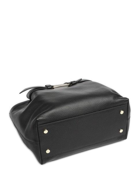 MALORY Handshopper mit Schultergurt Schwarz - Damentaschen