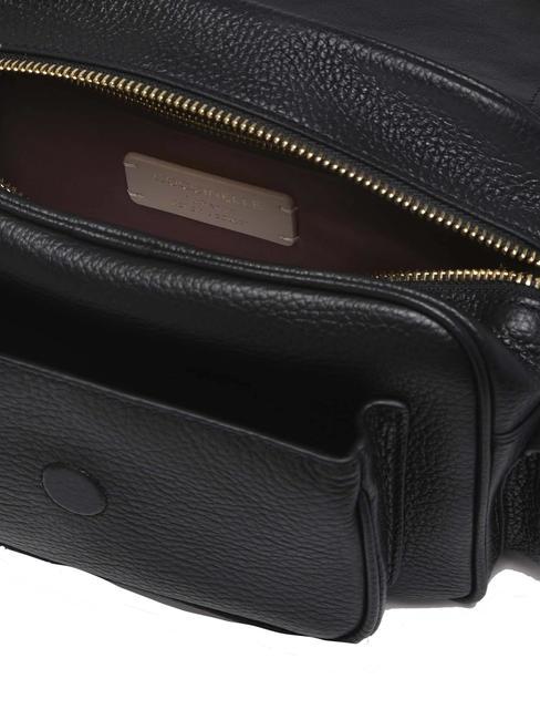 CAMPUS Mini-Umhängetasche aus Leder Schwarz - Damentaschen