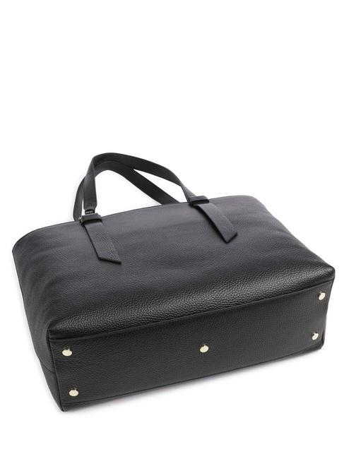 MALORY  Schulter-Shopper aus Leder Schwarz - Damentaschen