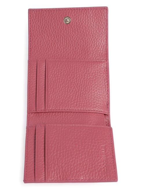 METALLIC SOFT Portemonnaie aus genarbtem Leder Rosenholz - Brieftaschen Damen