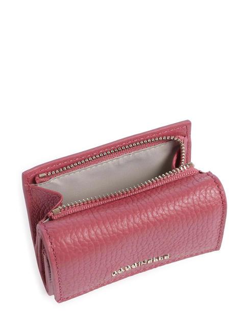 METALLIC SOFT Portemonnaie aus genarbtem Leder Rosenholz - Brieftaschen Damen