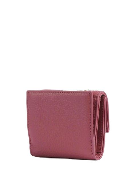 METALLIC SOFT Portemonnaie aus genarbtem Leder Rosenholz - Brieftaschen Damen