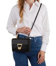 COCCINELLE ARLETTIS Minitasche aus strukturiertem Leder Schwarz - Damentaschen - 4