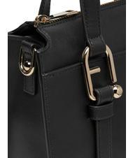 FURLA NUVOLA Mini-Handtasche mit Schultergurt Schwarz - Damentaschen - 4