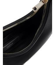 FURLA DELIZIA  Mini-Umhängetasche aus Leder Schwarz - Damentaschen - 4