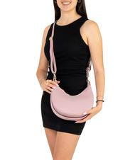 LESAC TULIPANO Umhängetasche mit Schultergurt aus Leder tausendjähriges Rosa - Damentaschen - 4