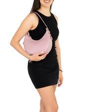 LESAC TULIPANO Umhängetasche mit Schultergurt aus Leder tausendjähriges Rosa - Damentaschen - 5