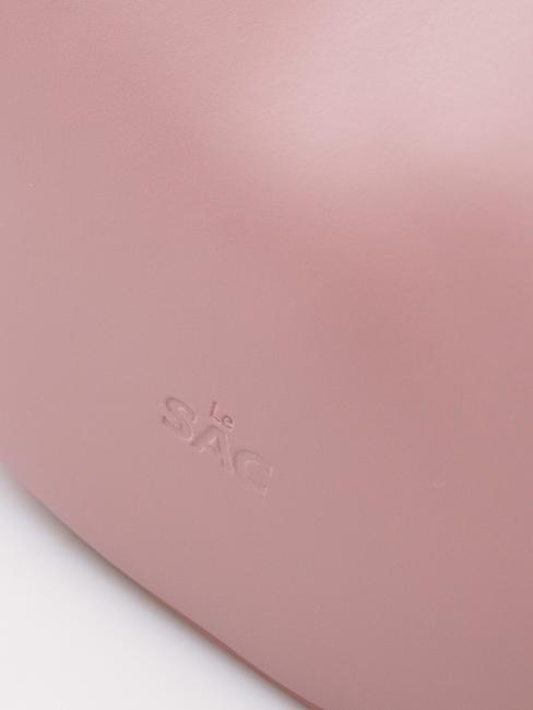 TULIPANO Umhängetasche mit Schultergurt aus Leder tausendjähriges Rosa - Damentaschen