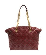 POLLINI HERITAGE Quilted Schulter-Shopper Burgund - Damentaschen - 4
