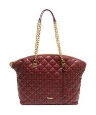 POLLINI HERITAGE Quilted Schulter-Shopper Burgund - Damentaschen - 5