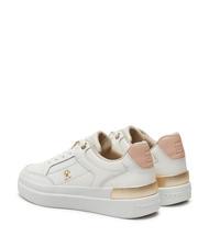 TOMMY HILFIGER LUX HARDWARE COURT  Ledersneaker uralt wei&szlig; - Damenschuhe - 3