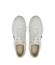 TOMMY HILFIGER LUX HARDWARE COURT  Ledersneaker uralt wei&szlig; - Damenschuhe - 4