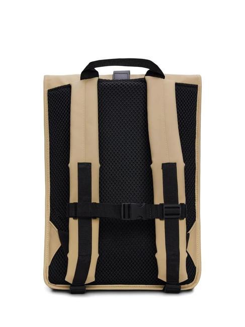 ROLLTOP RUCKSACK Großer wasserdichter Rucksack Sand - Rucksäcke für Schule &amp; Freizeit