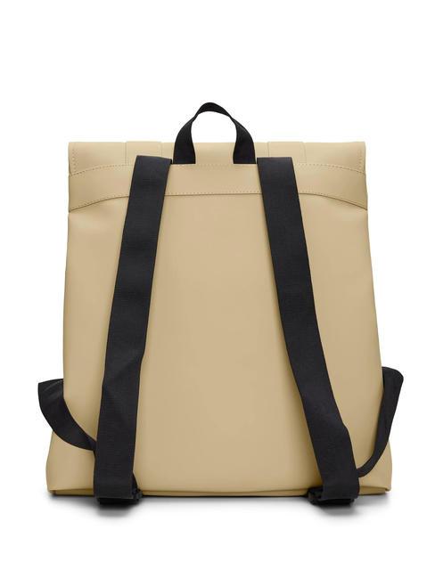 MSN BAG Wasserdichter City-Rucksack Sand - Rucksäcke für Schule &amp; Freizeit